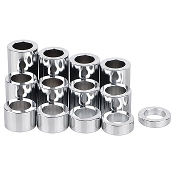 Amazon.co.jp: YDLMT 13個 クロムユニバーサルホイールアクスル